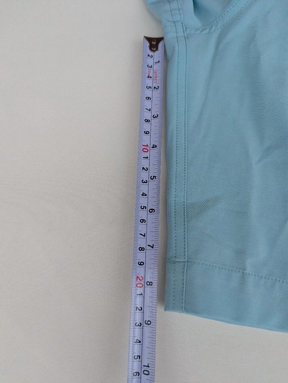 Faherty All Day Shorts 29 Seafoam Blue Green 9